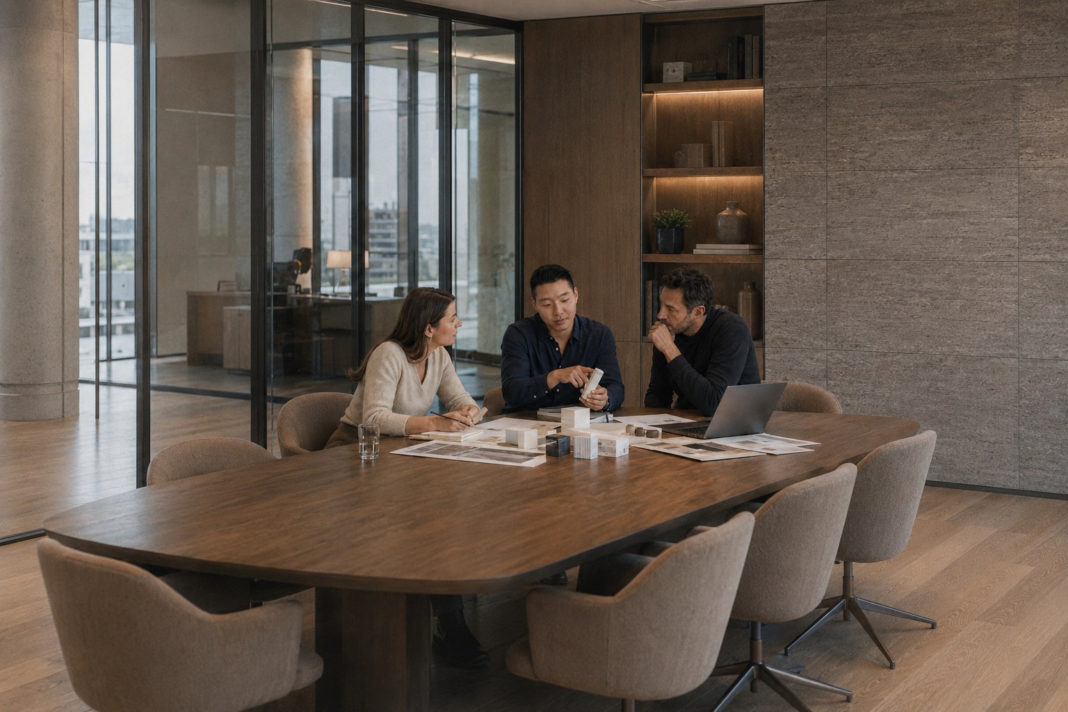First Light Studios leading a product growth strategy session with brand executives.